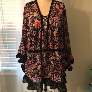 boohoo bohemian dress